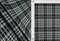 1 Yard Double Knit Plaid Jacquard Fabric 250 GSM, 96% Polyester 4% Spandex Blend 59/60" Width